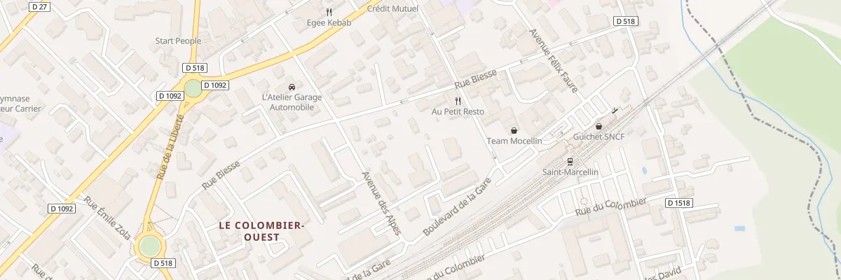 Plan du 19B Rue Biesse à Saint-Marcellin