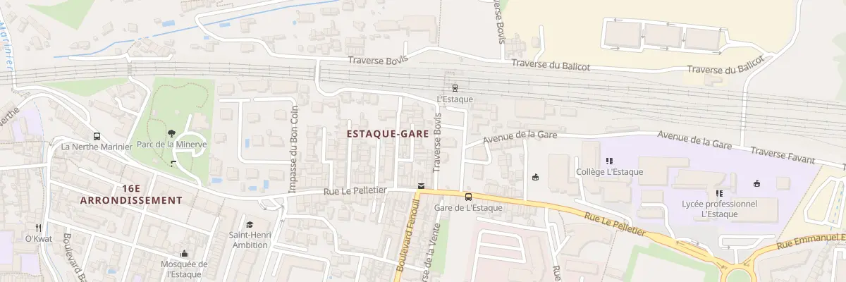 Plan du 21B Tra Bovis à Marseille 16e Arrondissement