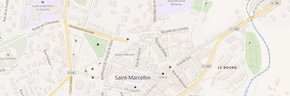 Plan du 3 Rue Lagrange à Saint-Marcellin