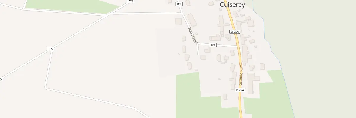 Plan du 10B Rue Haute à Cuiserey