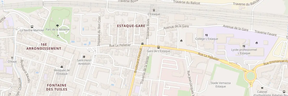 Plan du 45 Rue le pelletier à Marseille 16e Arrondissement