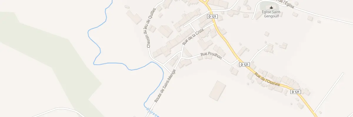 Plan du 2 Rte de Saint Menge à Rolampont