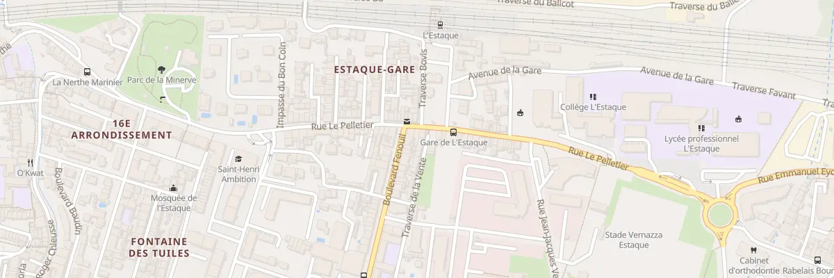 Plan du 43 Rue le pelletier à Marseille 16e Arrondissement