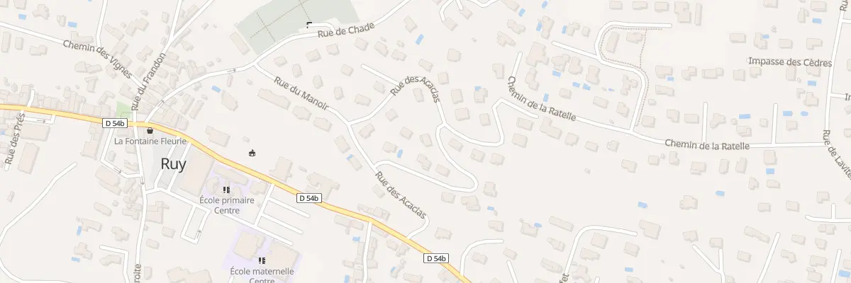 Plan du 5 Rue des Glycines à Ruy-Montceau