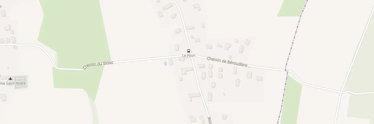 Plan du 24 Rte du Pilon à Flachères