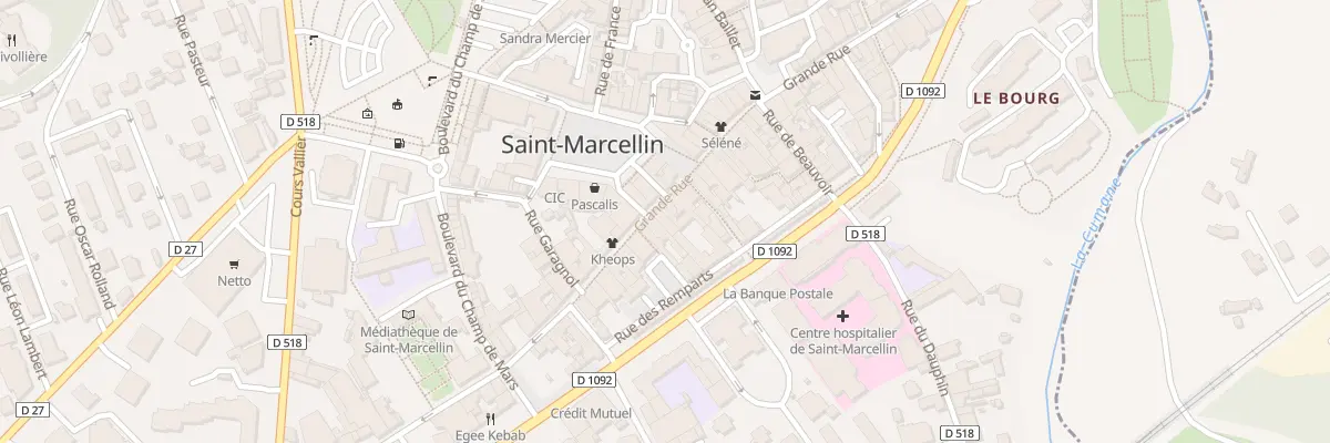 Plan du 41 Grande Rue à Saint-Marcellin