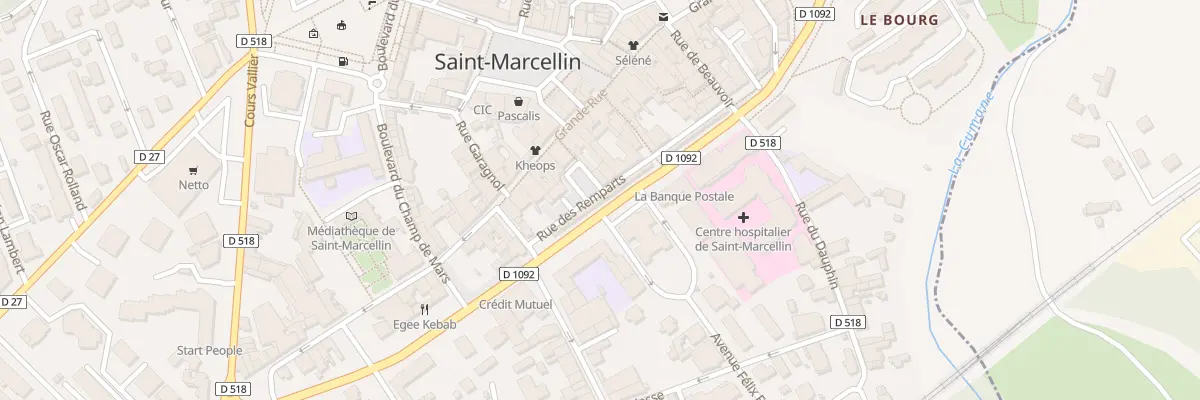 Plan du 28 Bd Gambetta à Saint-Marcellin