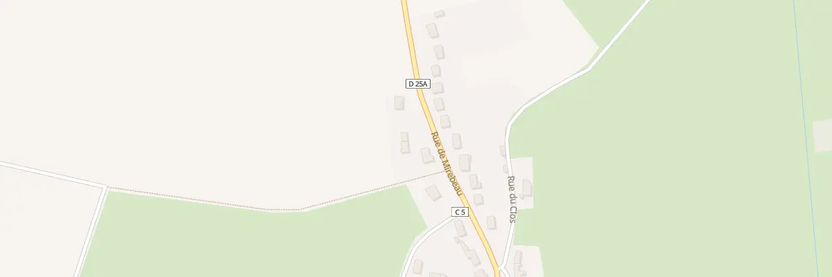 Plan du 5021 Le Village à Cuiserey