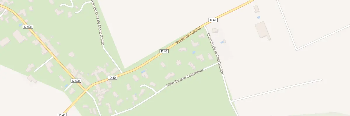 Plan du 2365 Rte de Posafol à Lagnieu