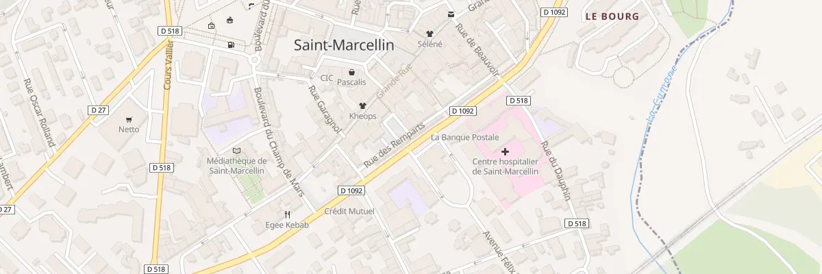 Plan du 26 Bd Gambetta à Saint-Marcellin