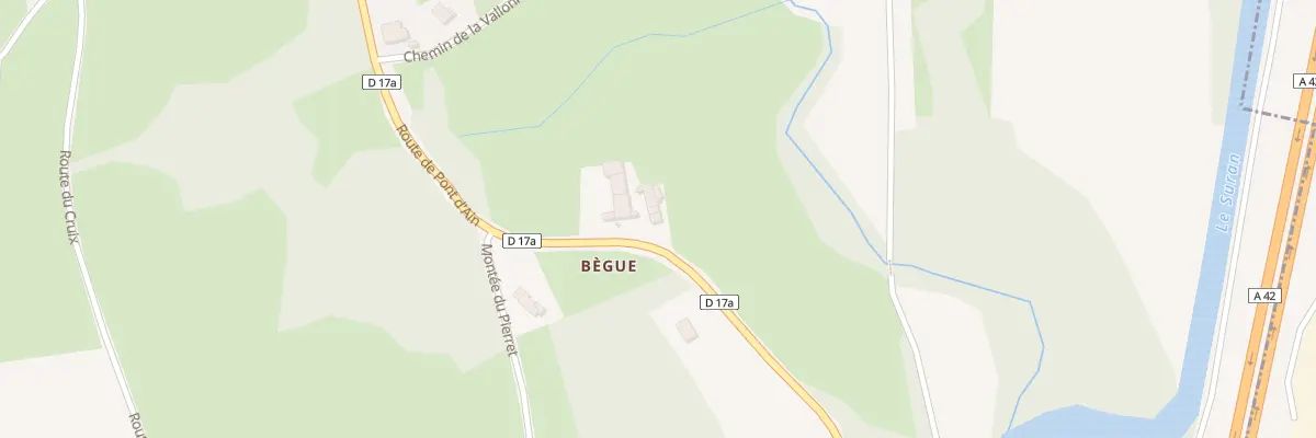 Plan du 650 Rte de Pont d’Ain à Druillat