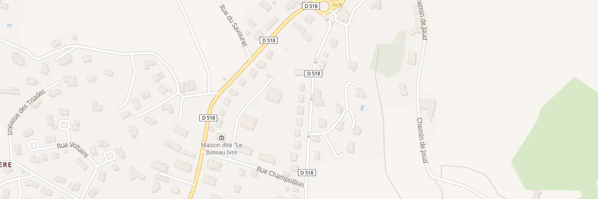 Plan du 33 Av de Saint Vérand à Saint-Marcellin