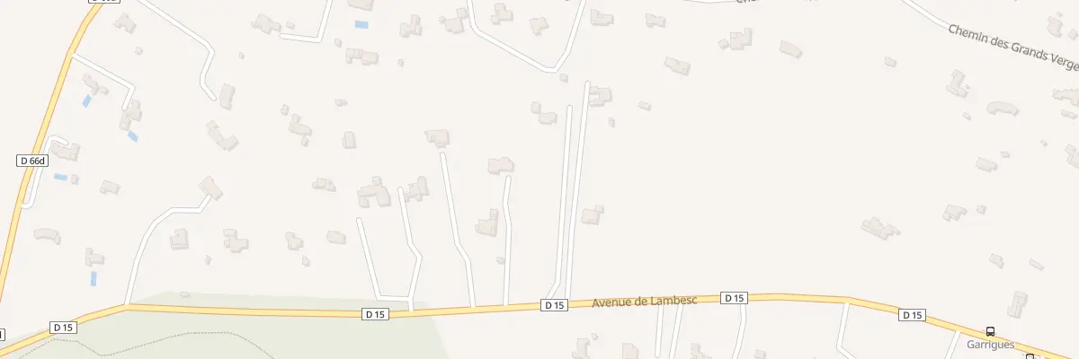 Plan du 1593 Av de Lambesc à Rognes