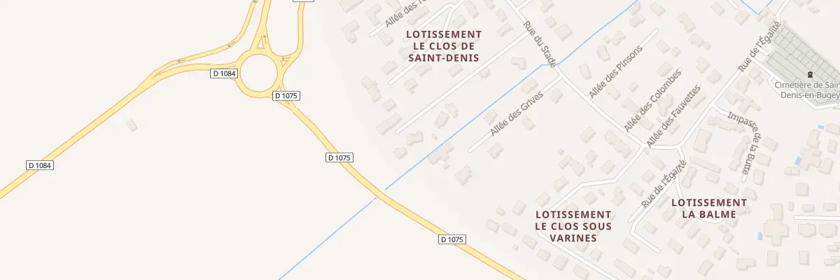Plan du 179 All des Prés Verts à Saint-Denis-en-Bugey