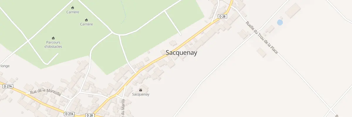 Plan du 19 Rue de l’Hôpital à Sacquenay