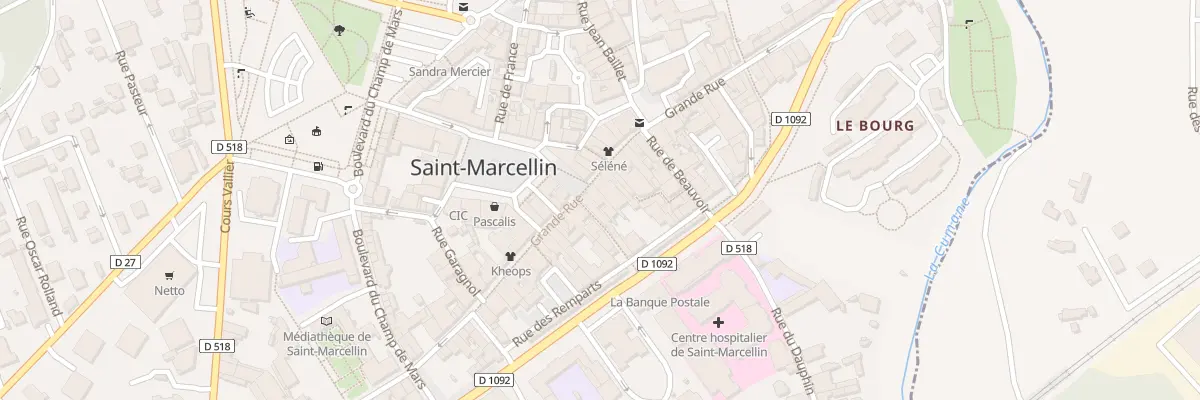 Plan du 29 Gr Grande Rue à Saint-Marcellin