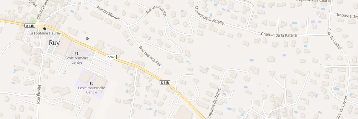 Plan du 4 Rue des Glycines à Ruy-Montceau
