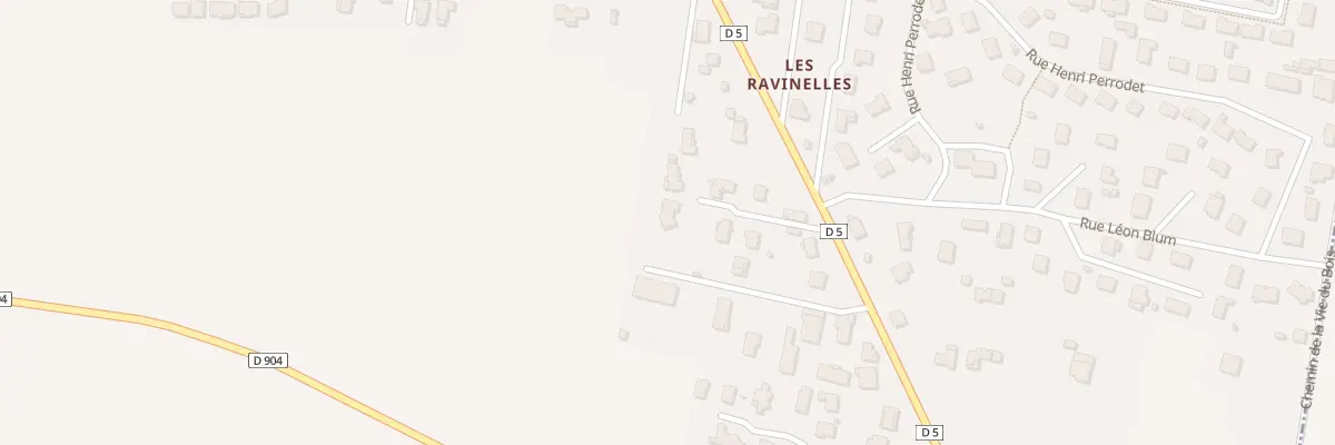 Plan du 17T Rue des Ravinelles à Château-Gaillard