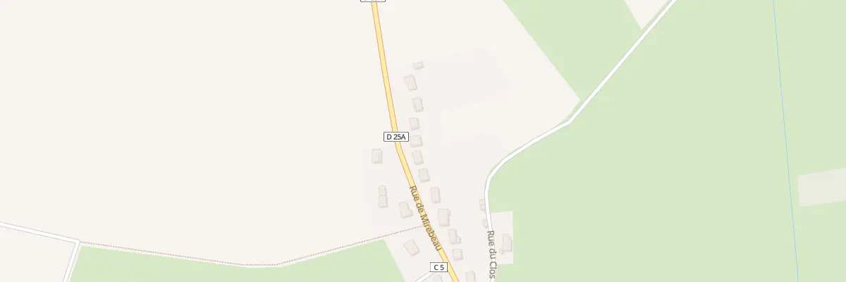 Plan du 5039 Ez Seves à Cuiserey