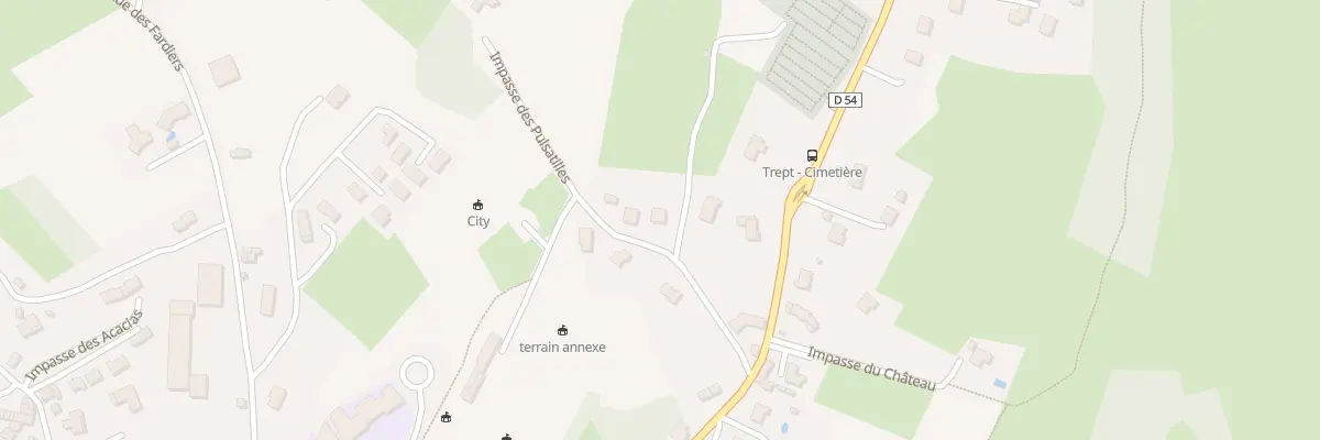 Plan du 120 Che du Stade à Trept
