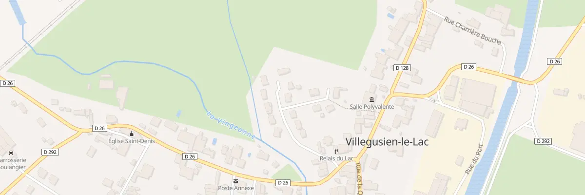 Plan du 16 Lot de la Vingeanne à Villegusien-le-Lac