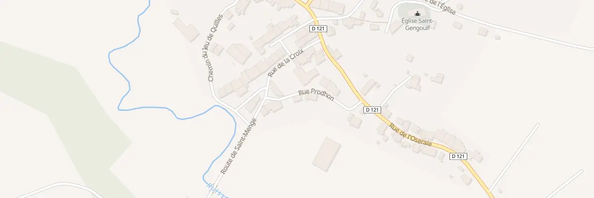 Plan du 3 Rue Prodhon à Rolampont