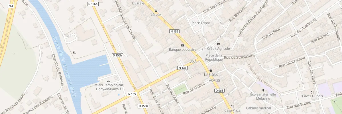 Plan du 11 Rue Leroux à Ligny-en-Barrois