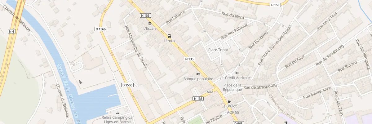 Plan du 21 Rue Leroux à Ligny-en-Barrois