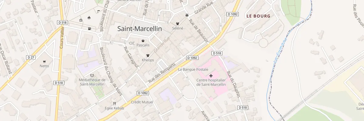 Plan du 85 Rue des Remparts à Saint-Marcellin
