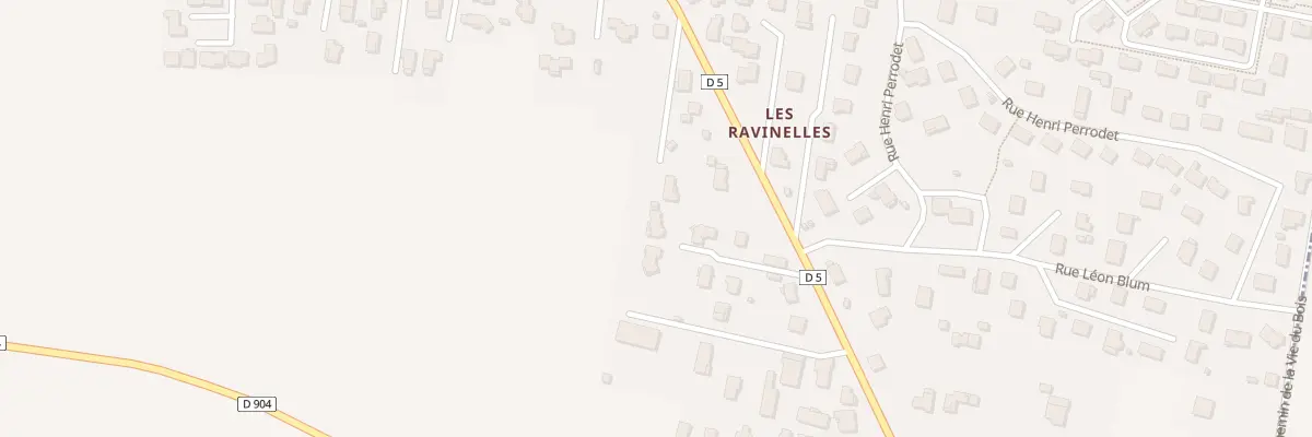 Plan du 19T Rue des Ravinelles à Château-Gaillard