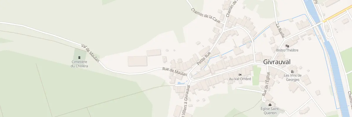 Plan du 4 Rue de Maulan à Givrauval