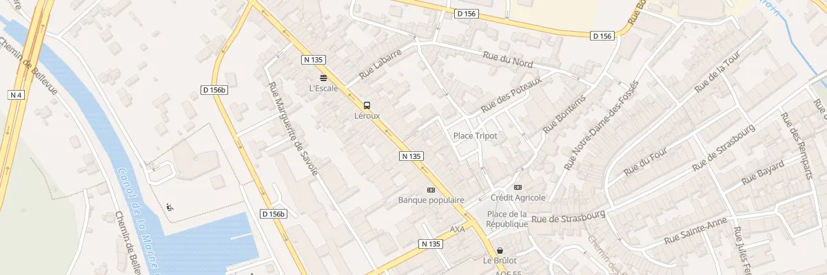 Plan du 28 Rue Leroux à Ligny-en-Barrois