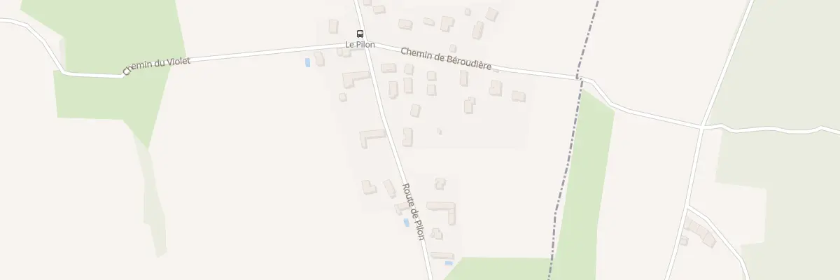 Plan du 33 Rte du Pilon à Flachères