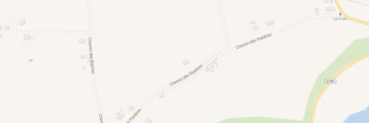 Plan du 450 Chem des Platieres à Auberives-en-Royans