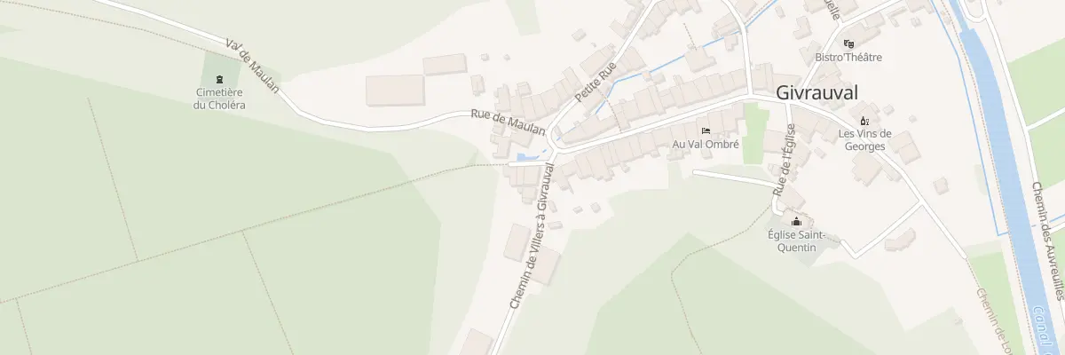 Plan du 3B Vc La Place à Givrauval