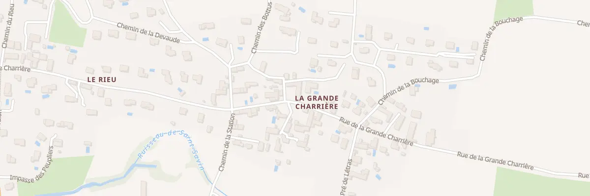 Plan du 655 Rue de la Grande Charrière à Saint-Savin