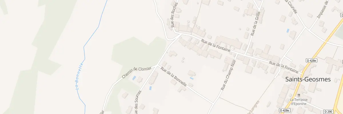 Plan du 1 Rue des Sources à Saints-Geosmes