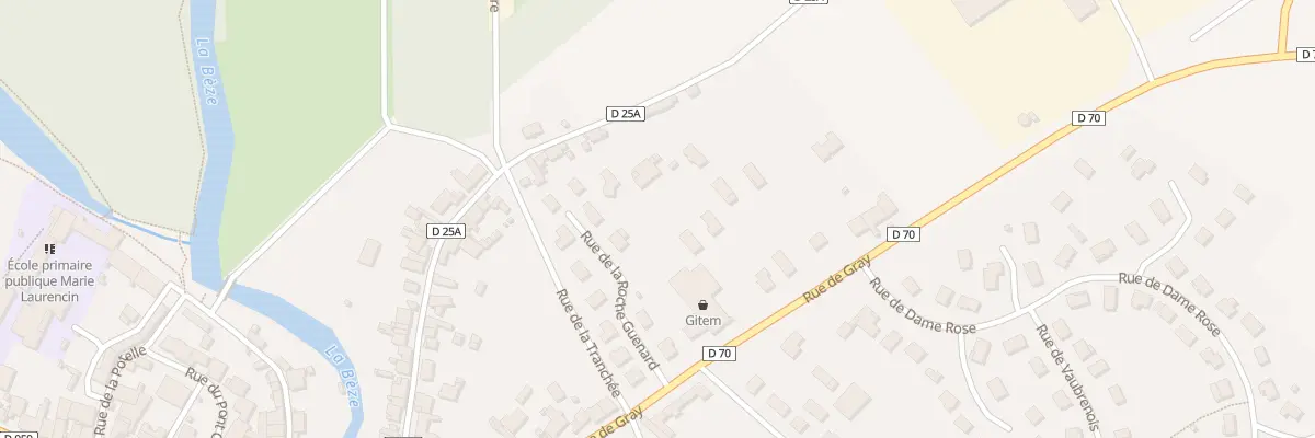 Plan du 39 Rue de Gray à Mirebeau-sur-Bèze