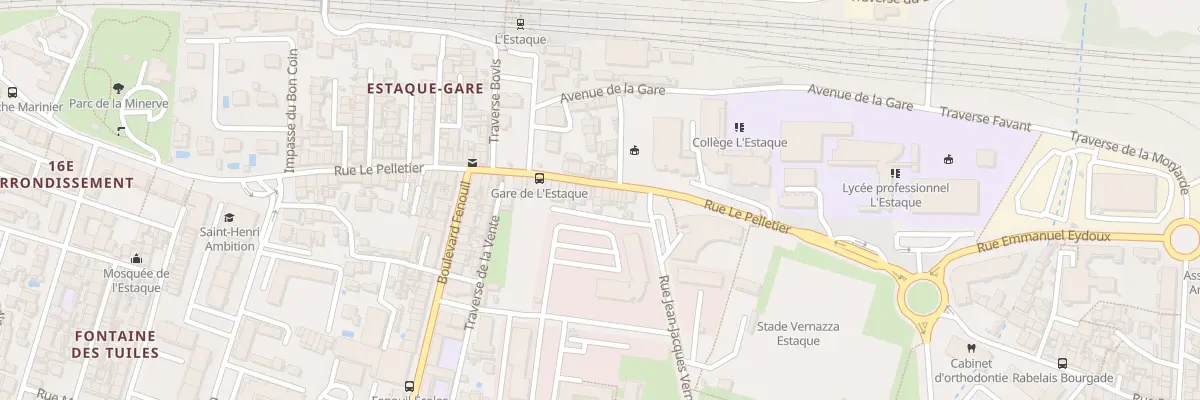 Plan du 15 Rue le pelletier à Marseille 16e Arrondissement
