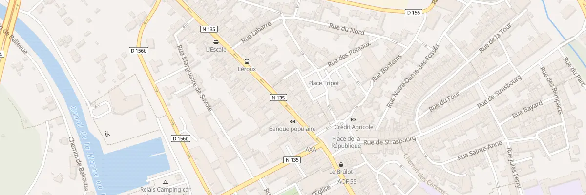 Plan du 16 Rue Leroux à Ligny-en-Barrois