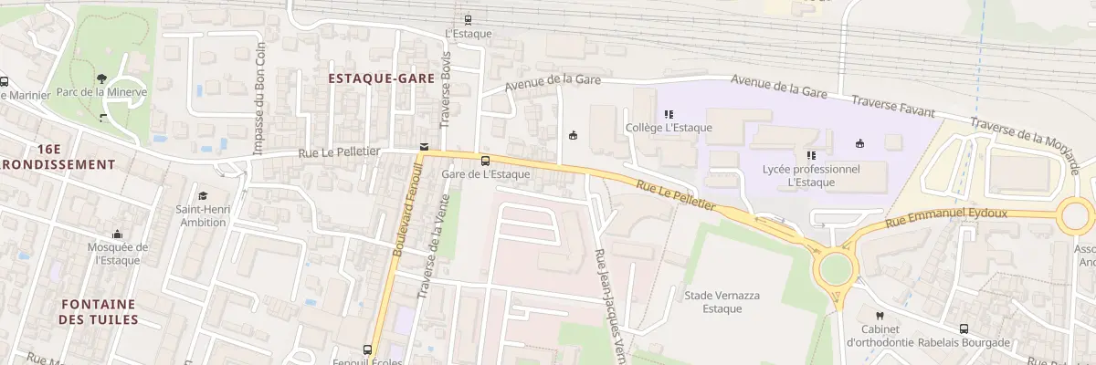 Plan du 11 Rue le pelletier à Marseille 16e Arrondissement