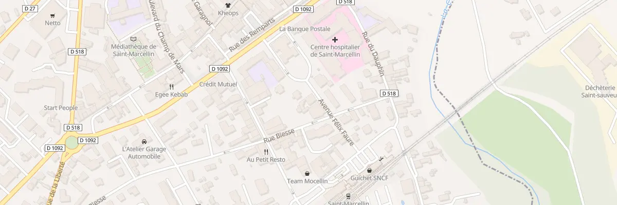 Plan du 6 Av Felix Faure à Saint-Marcellin