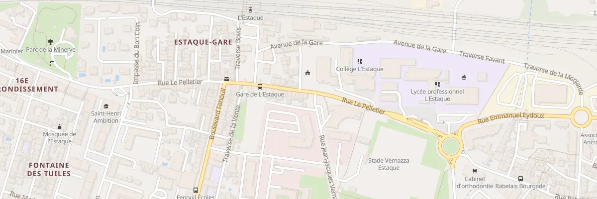 Plan du 7 Rue le pelletier à Marseille 16e Arrondissement