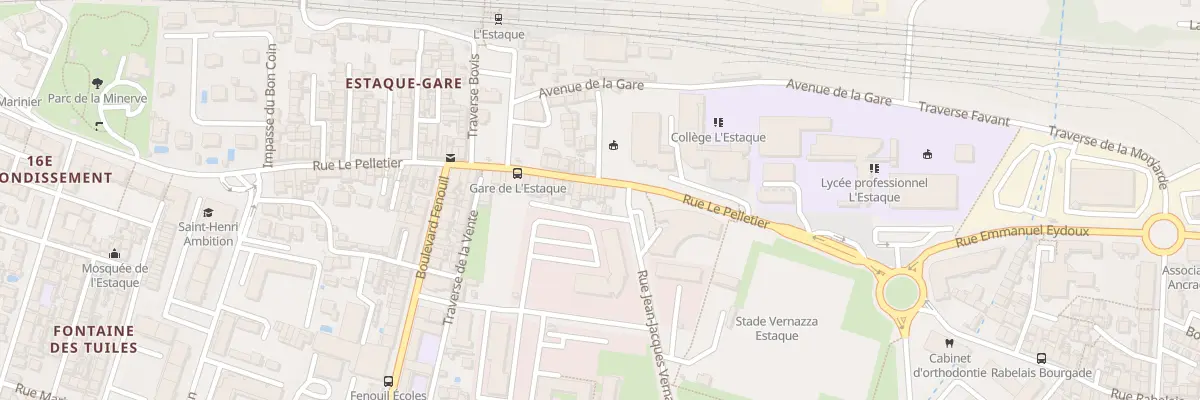 Plan du 5 Rue le pelletier à Marseille 16e Arrondissement