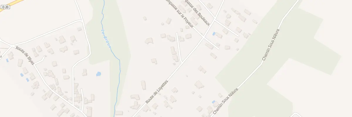 Plan du 228 Rte de Loyettes à Lagnieu