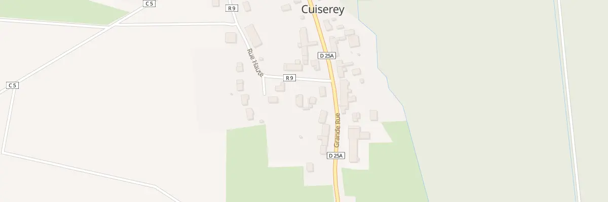 Plan du 4 Rue Haute à Cuiserey