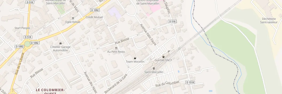Plan du 9 Rue Biesse à Saint-Marcellin