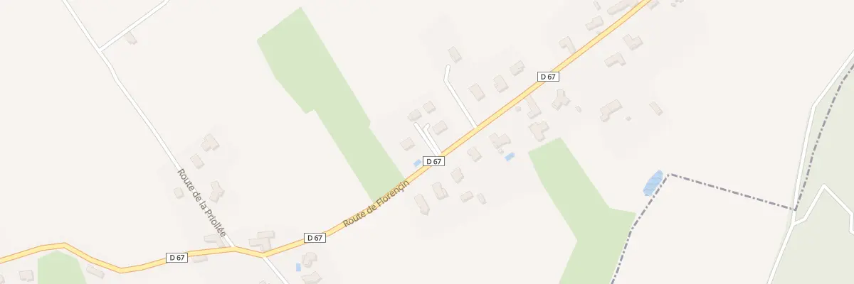 Plan du 25 Rte de Florencin à Flachères