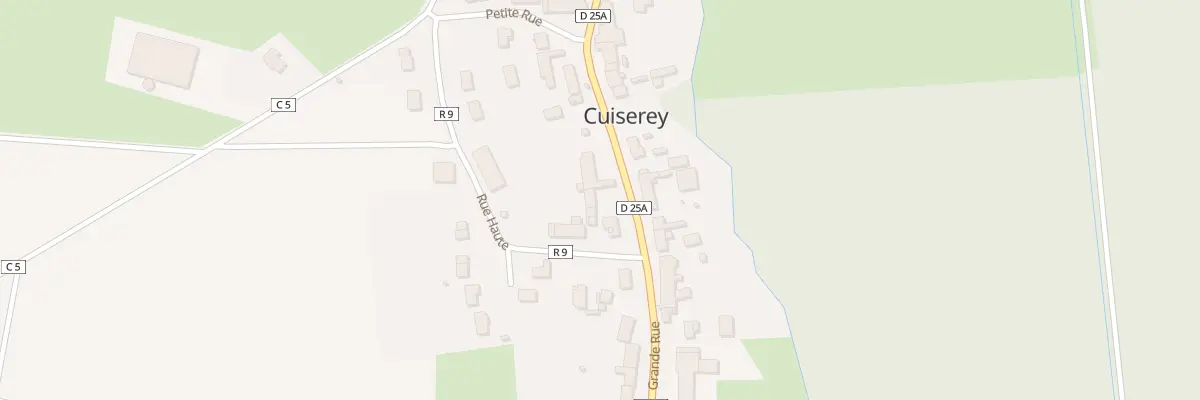 Plan du 7 Grande Rue à Cuiserey
