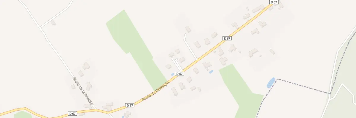 Plan du 25B Rte de Florencin à Flachères